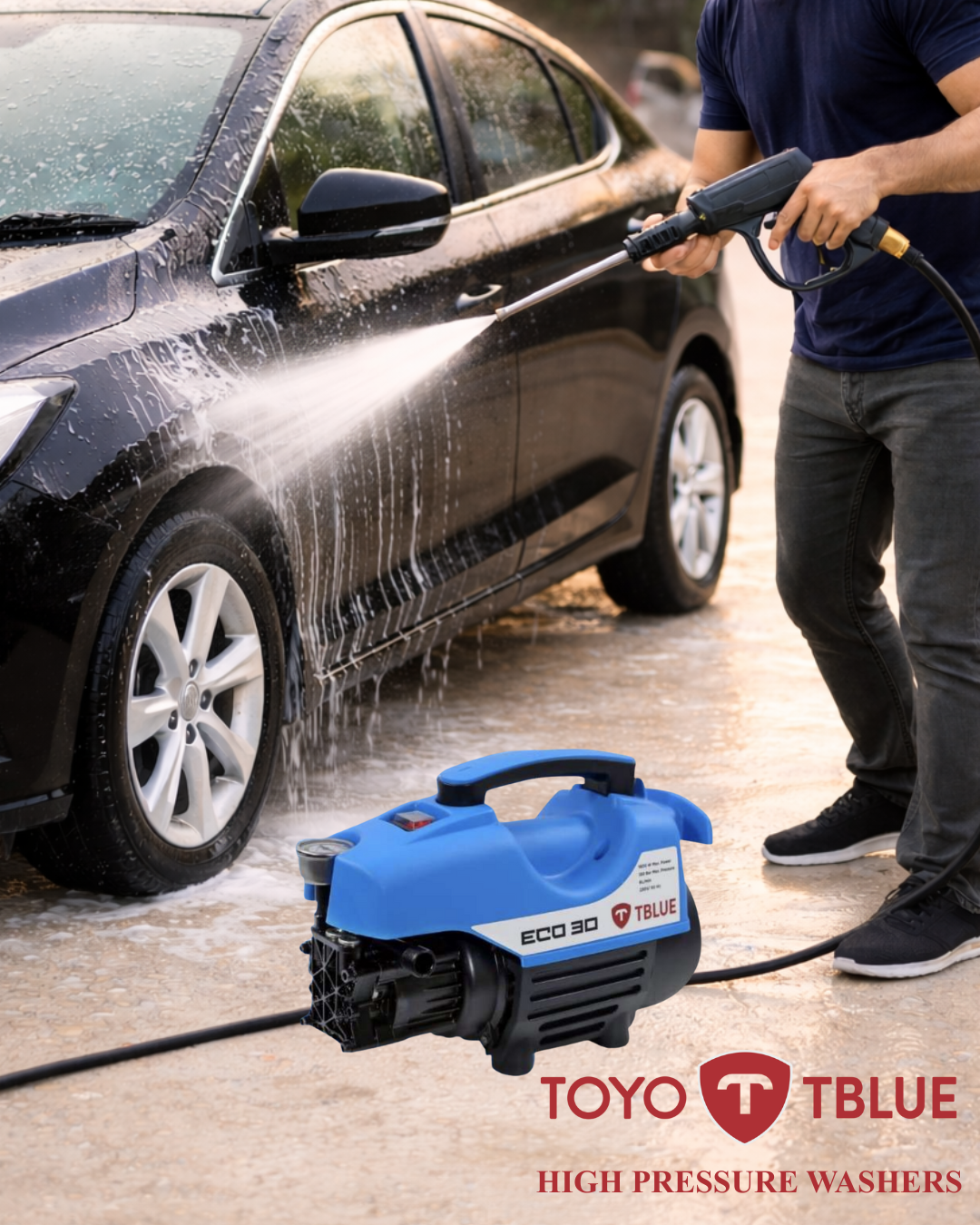 High Pressure Washer ECO 30 TOYO TBlue