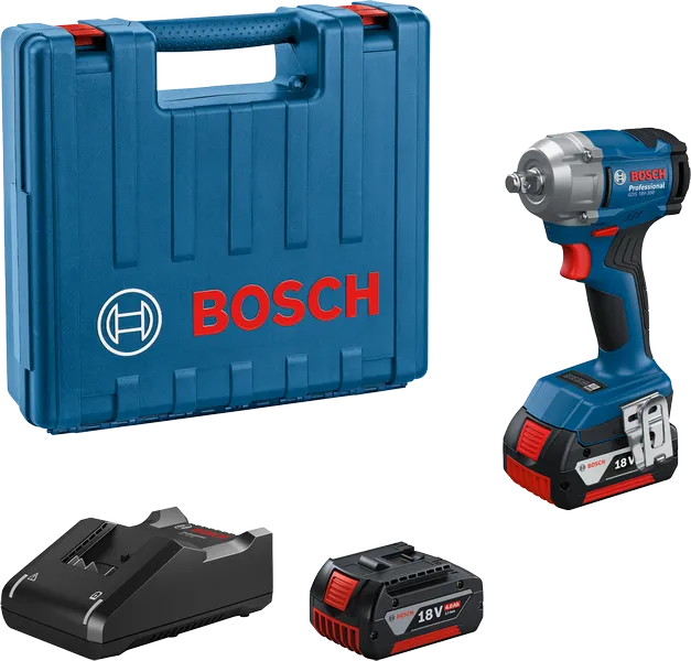 CORDLESS IMPACT WRENCH 1/2" (2B) GDS18V-350 BOSCH