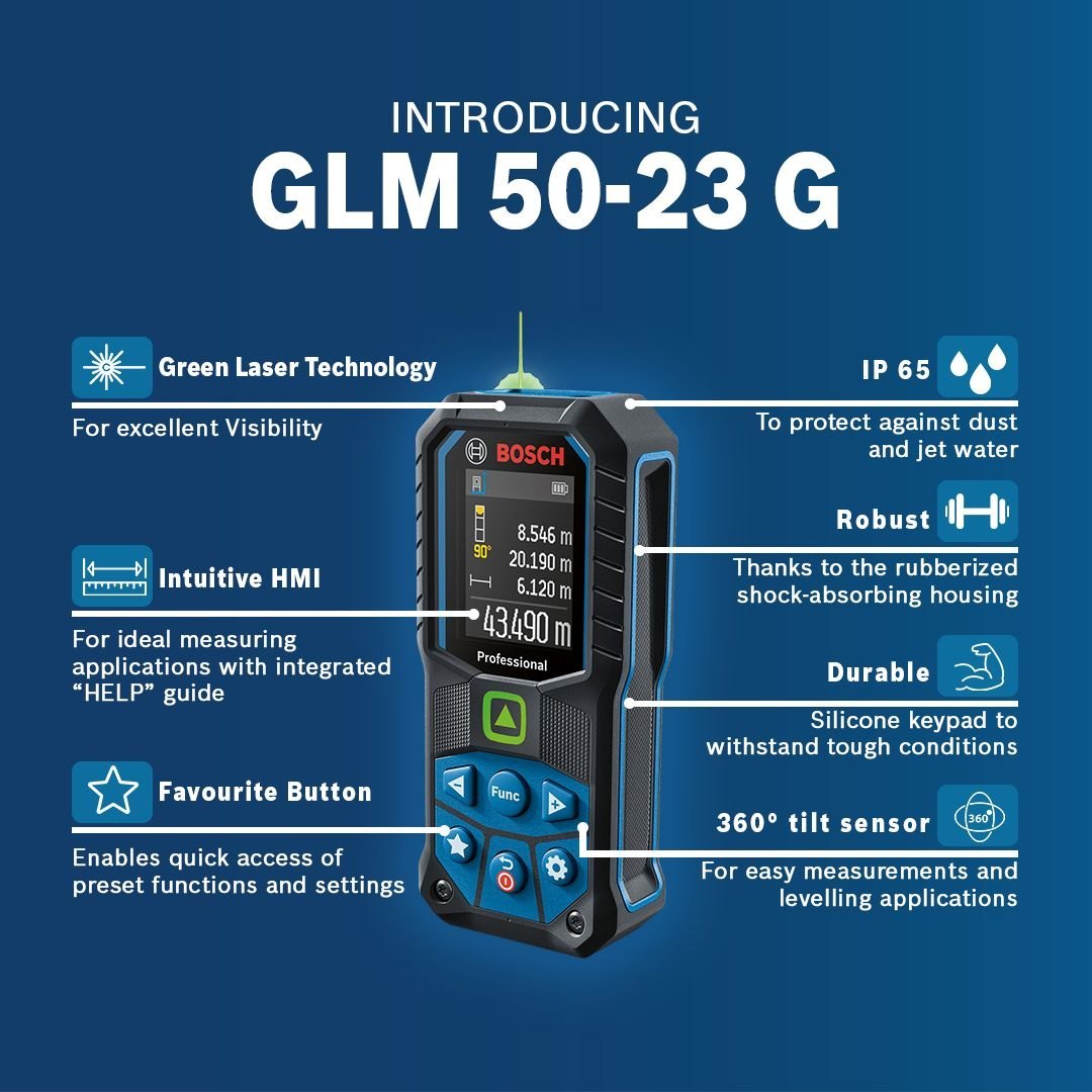 MEASUREMENT INSTRUMENT GLM50-23G BOSCH