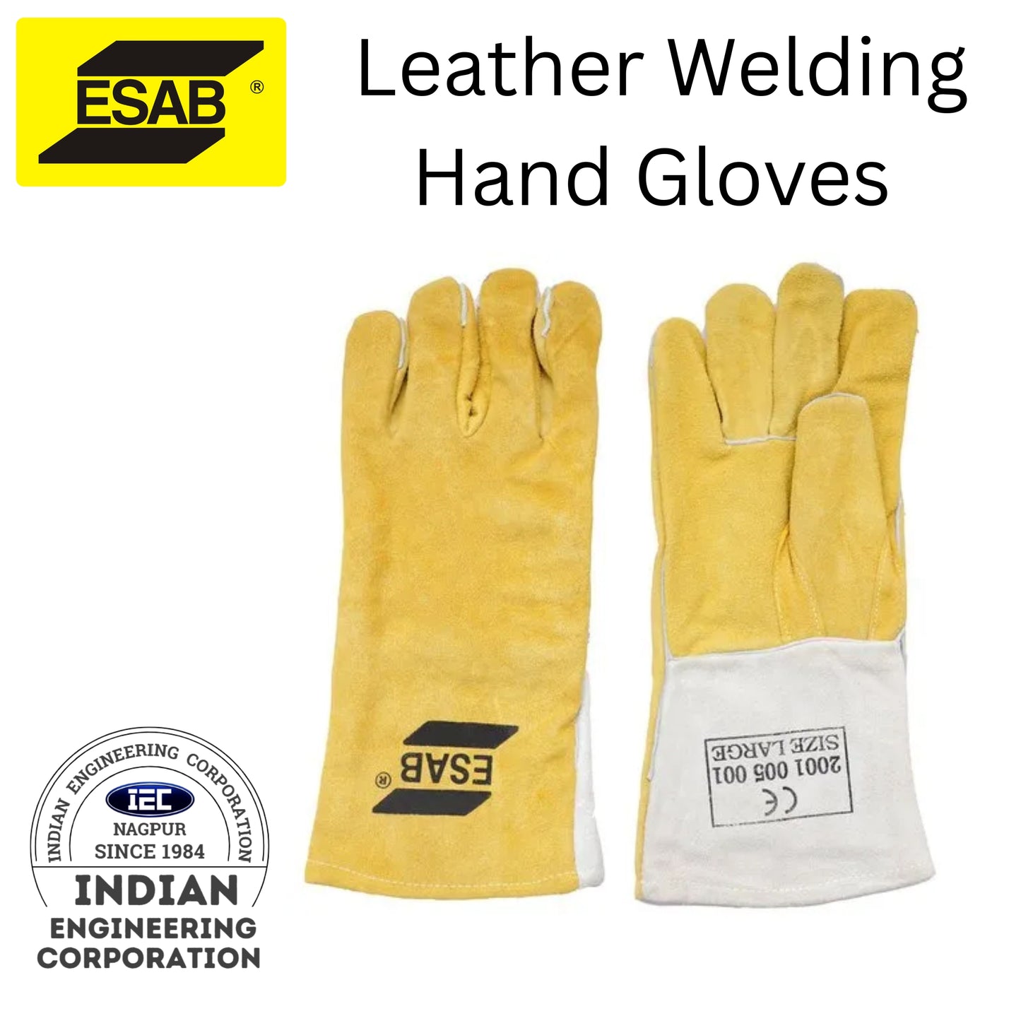 ESAB Welding Leather Hand Gloves